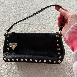 Amazing Valentino black studded crossbody bag